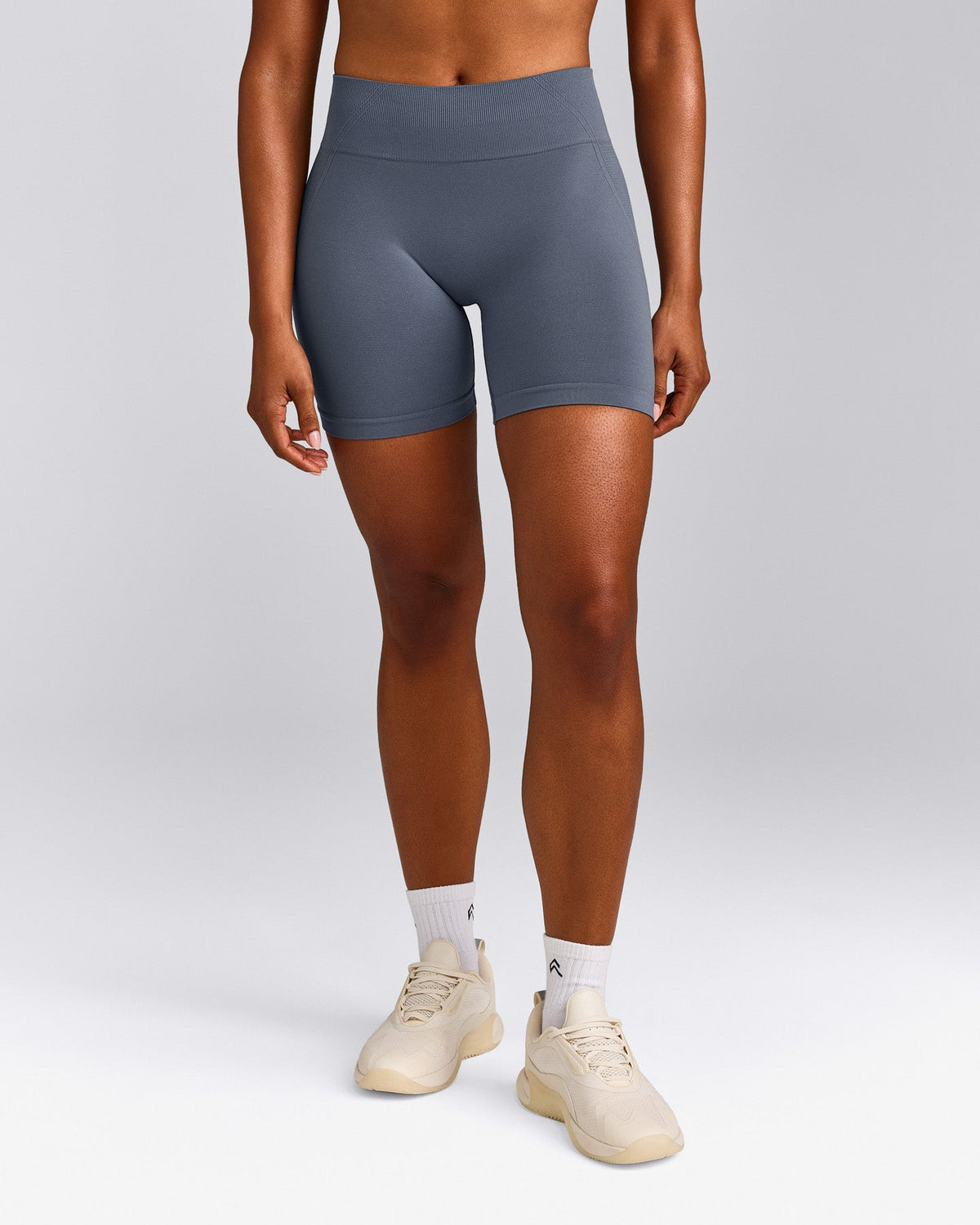Oner Active EffortlessLift™ Seamless Mid Rise Shorts | Light Granite Blue