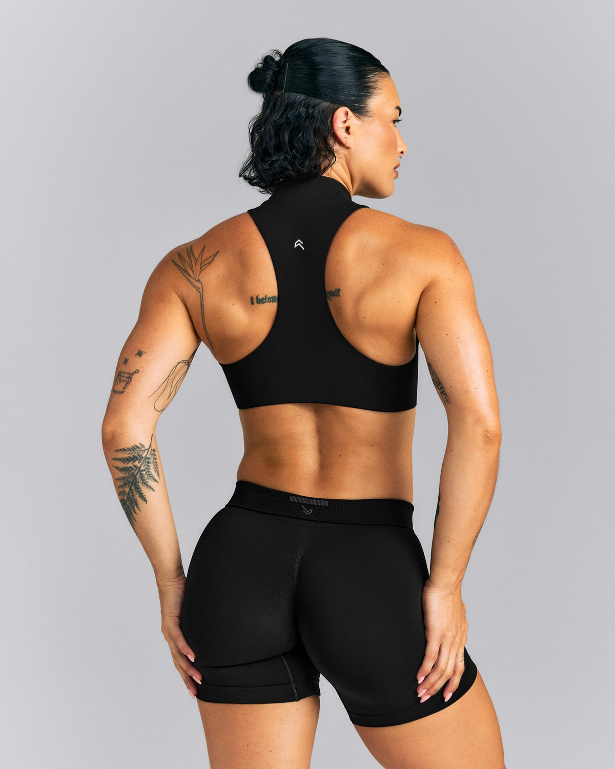 Oner Active EasyLift™ Zip High Neck Sports Bra | Black