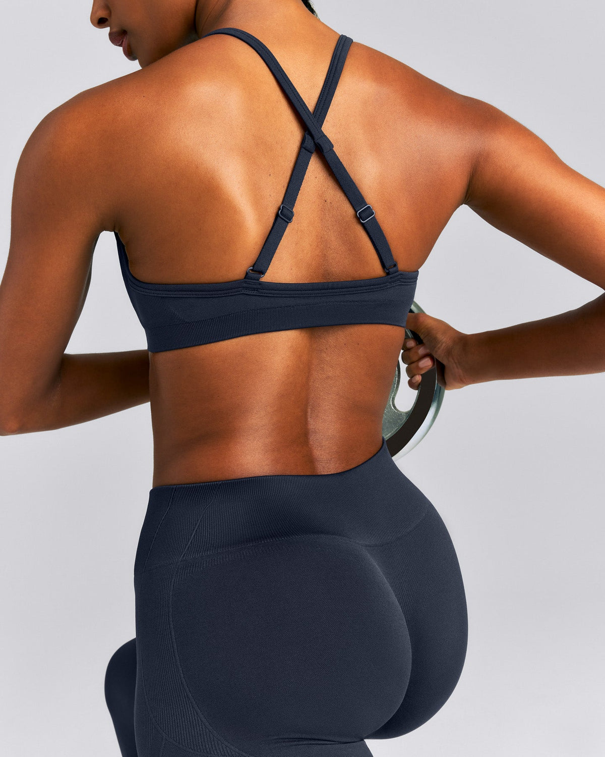 Oner Active EnhanceLift™ Seamless Strappy Sports Bra | True Blue