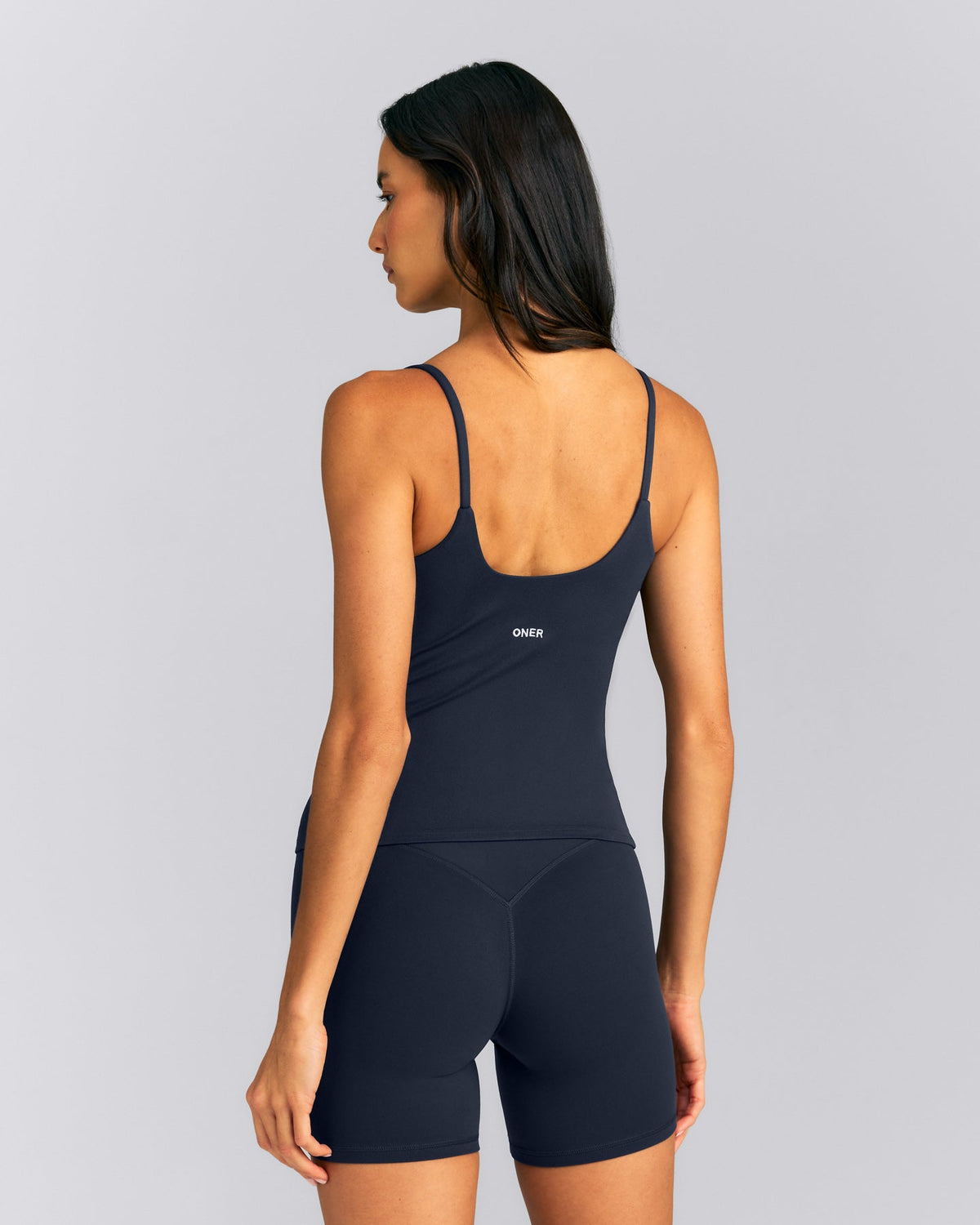 Oner Active SoftMotion™ Strappy Tank Top with Built in Bra Shelf | True Blue