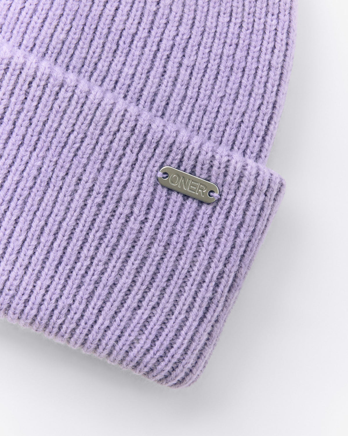Oner Active Wool Rib Knit Beanie | Lavender Purple