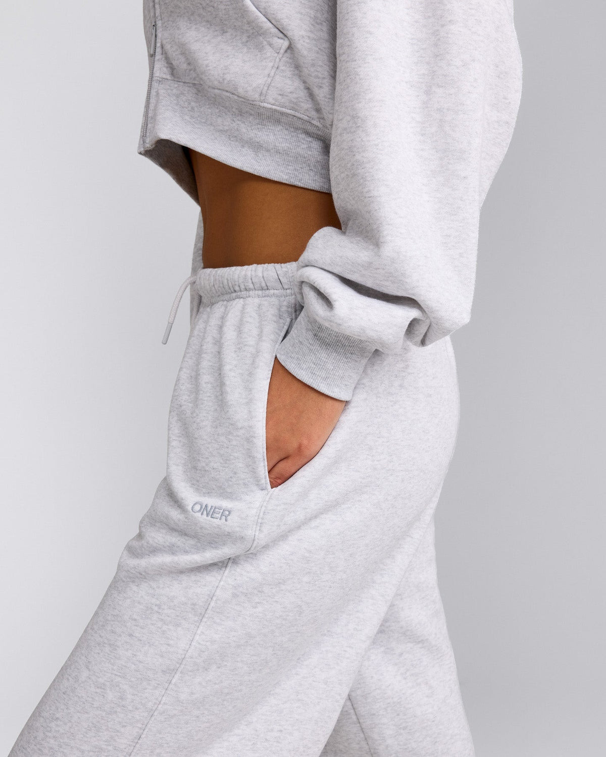 Oner Active Foundations All Season Straight Leg Sweatpants | Gray Marl