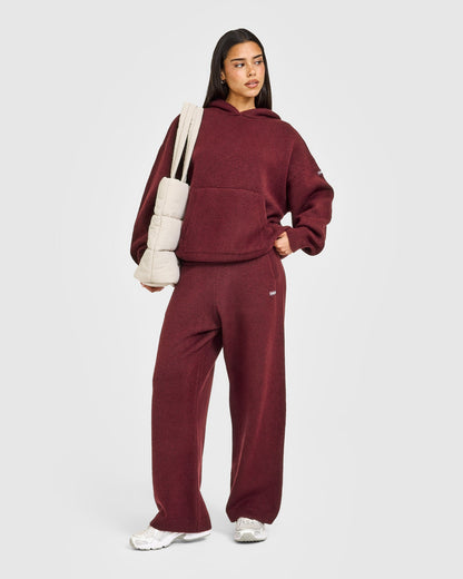 Oner Active Oversized Knit Hoodie | Rosewood