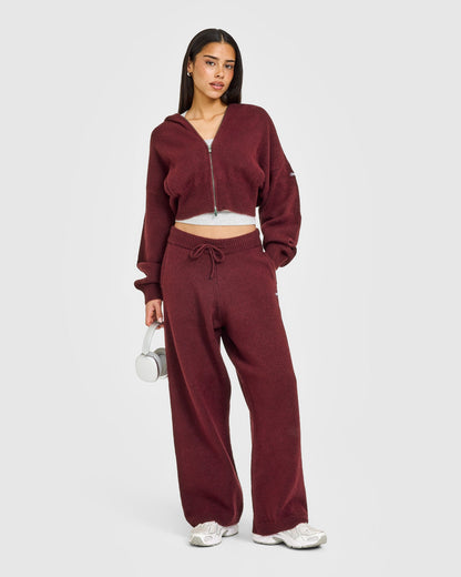Oner Active Oversized Knit Straight Leg Pants | Rosewood