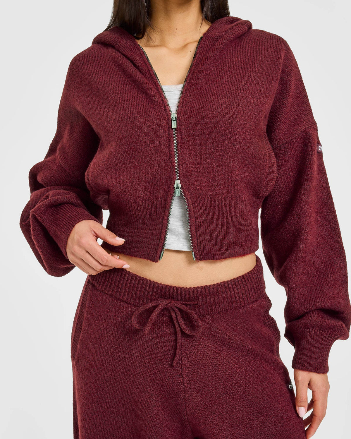 Oner Active Oversized Knit Straight Leg Pants | Rosewood