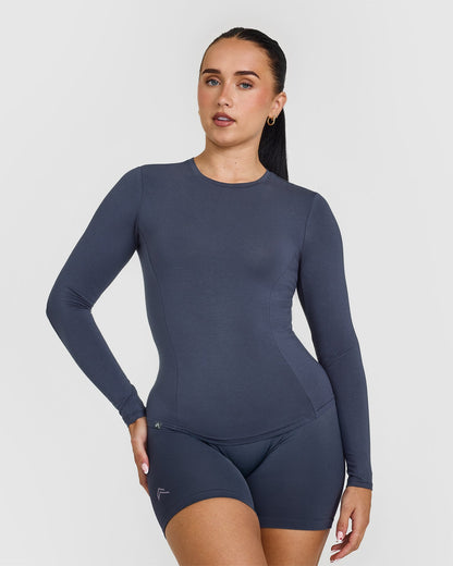 Oner Active Mellow™ Soft Long Sleeve Top | True Blue