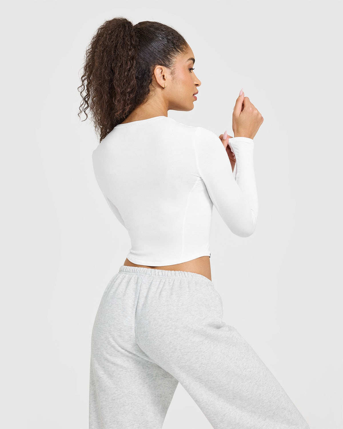 Oner Active Mellow™ Soft Mid Long Sleeve Top | White
