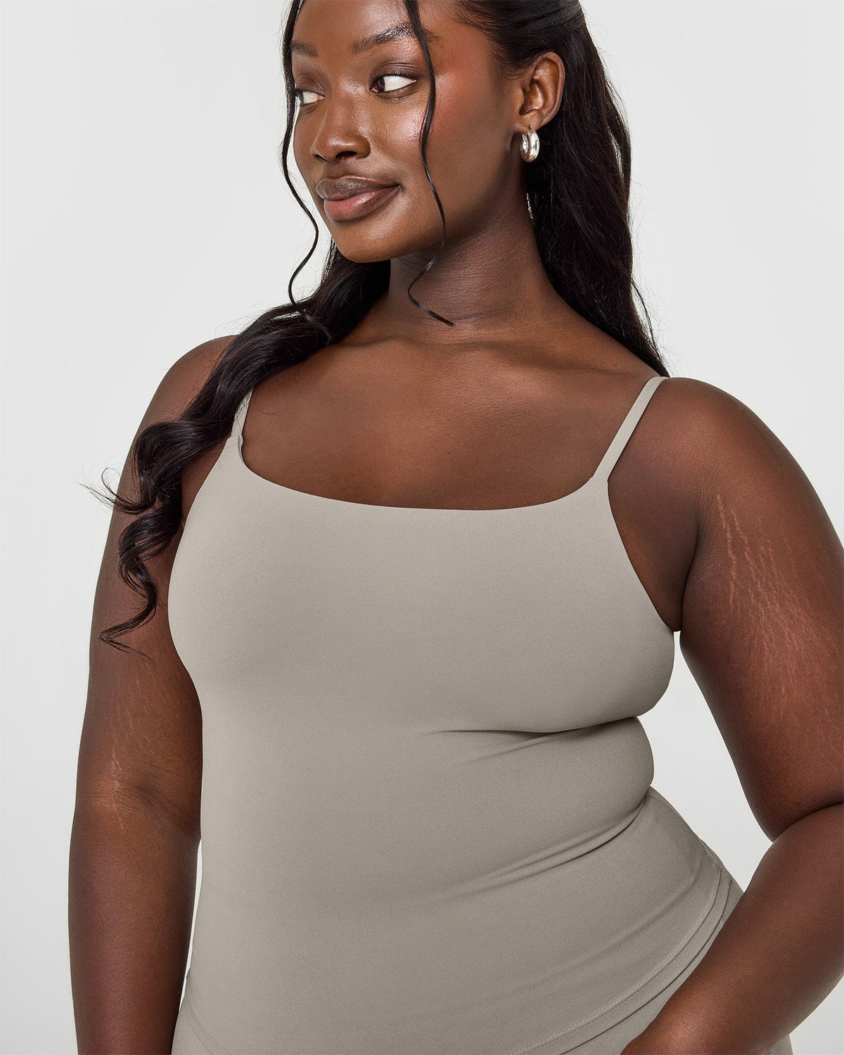 Oner Active SoftMotion™ Strappy Tank Top with Built in Bra Shelf | Warm Sand
