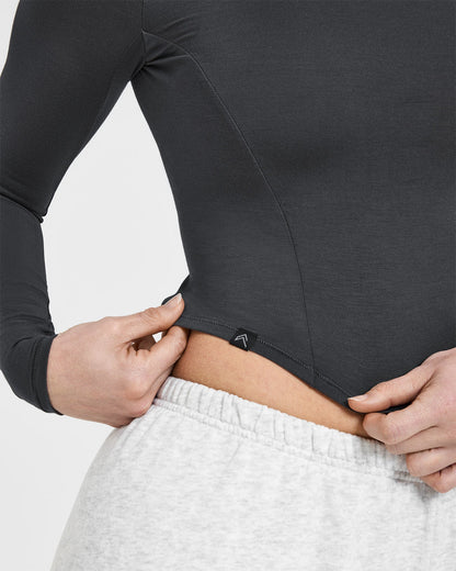 Oner Active Mellow™ Soft Mid Long Sleeve Top | Coal