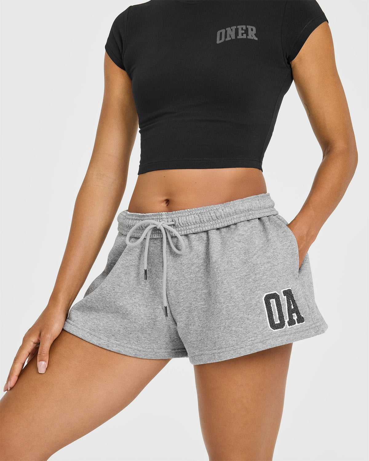 Oner Active Foundations Oversized Oner 25 Shorts | Charcoal Marl