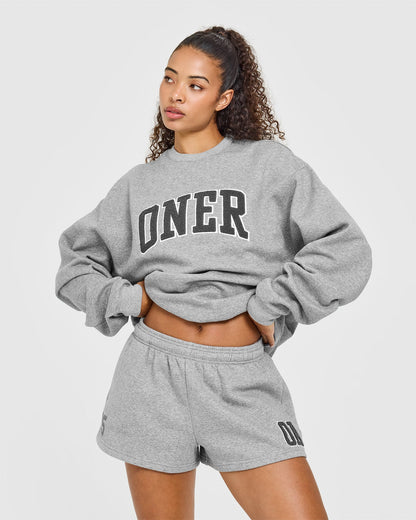 Oner Active Foundations Oversized Oner 25 Shorts | Charcoal Marl