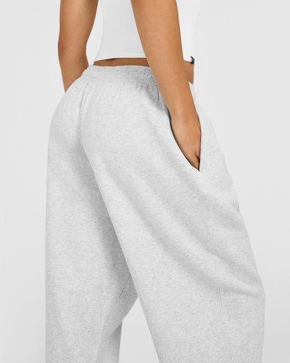 Oner Active Foundations Oversized Oner Girlfriend Sweatpants | Light Gray Marl