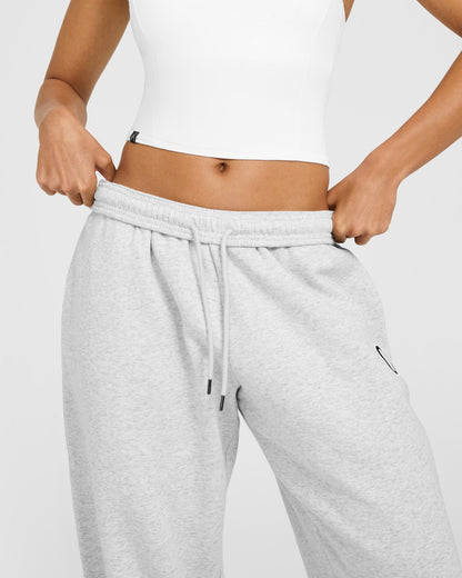 Oner Active Foundations Oversized Oner Girlfriend Sweatpants | Light Gray Marl