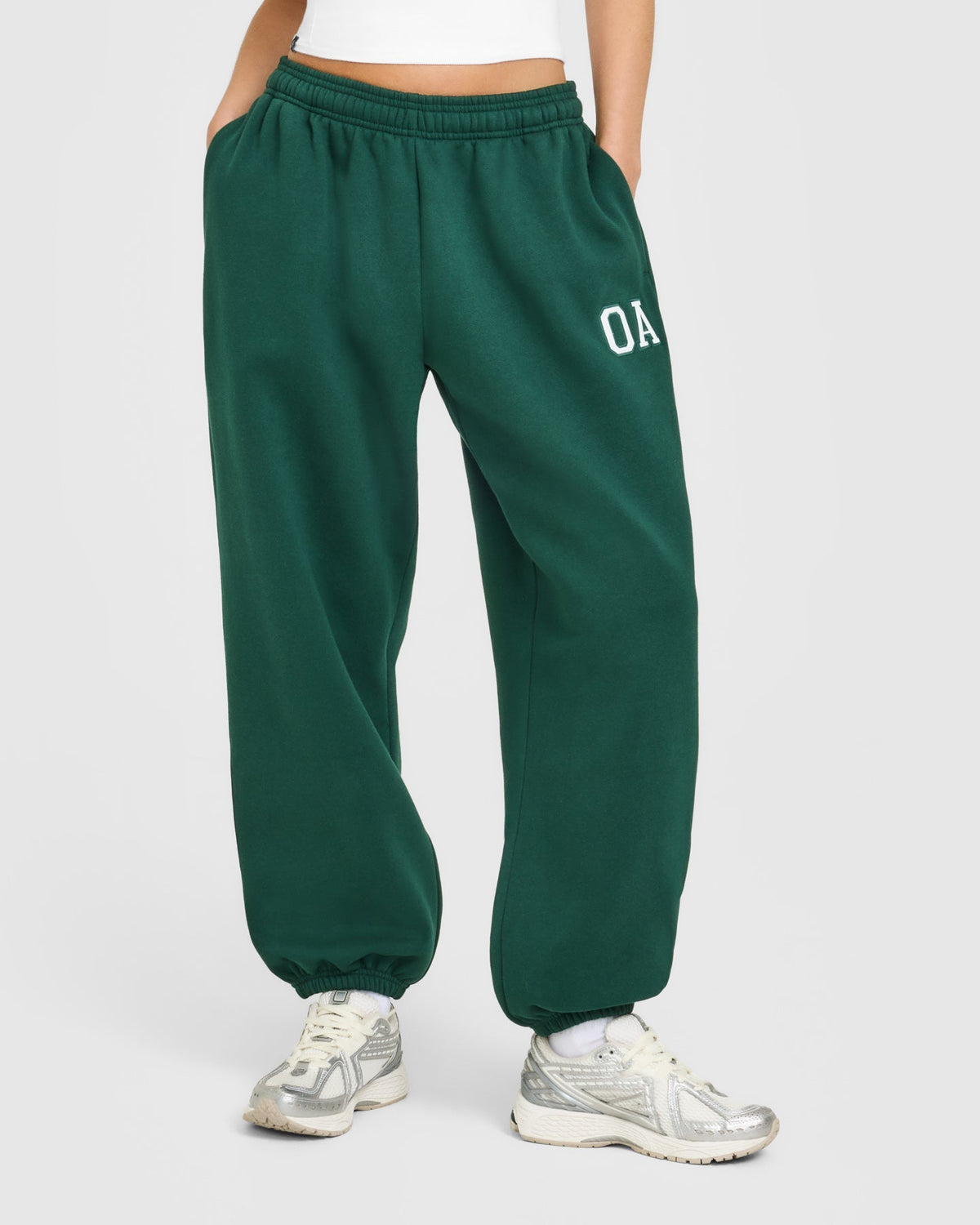 Oner Active Foundations Oversized Oner Girlfriend Sweatpants | Racing Green
