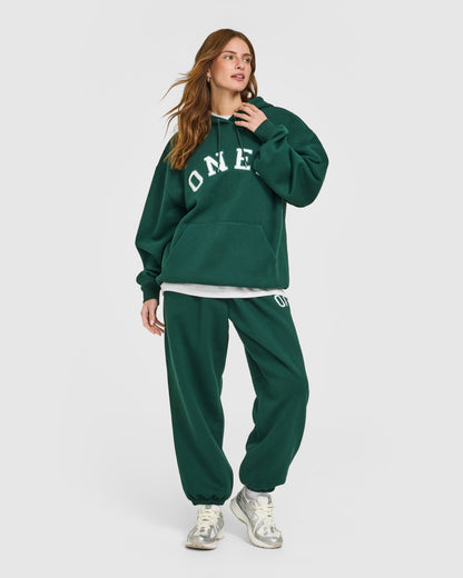 Oner Active Foundations Oversized Oner Girlfriend Sweatpants | Racing Green