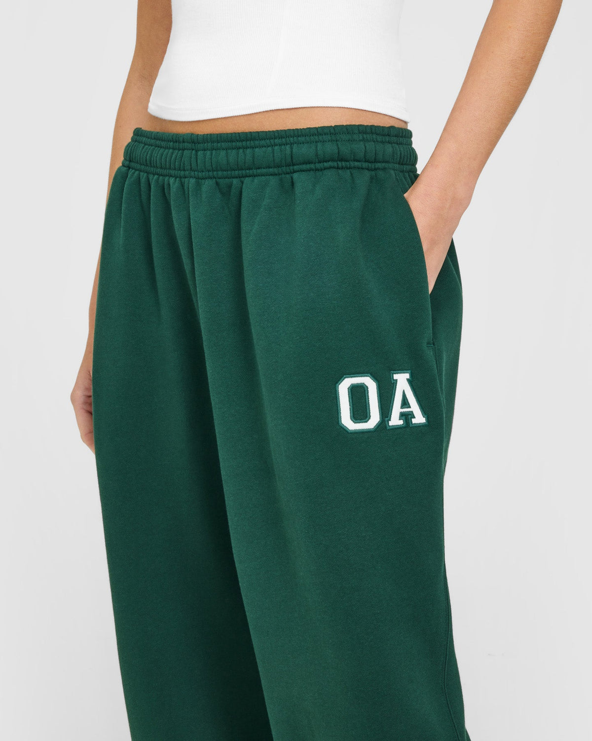 Oner Active Foundations Oversized Oner Girlfriend Sweatpants | Racing Green