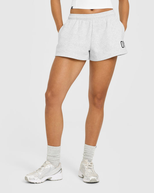 Oner Active Foundations Oversized Oner Girlfriend Shorts | Light Gray Marl