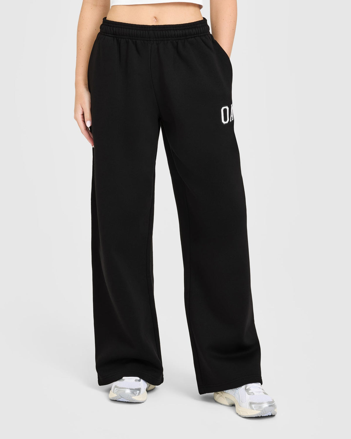 Oner Active Foundations Oversized Oner Girlfriend Straight Leg Sweatpants | Black