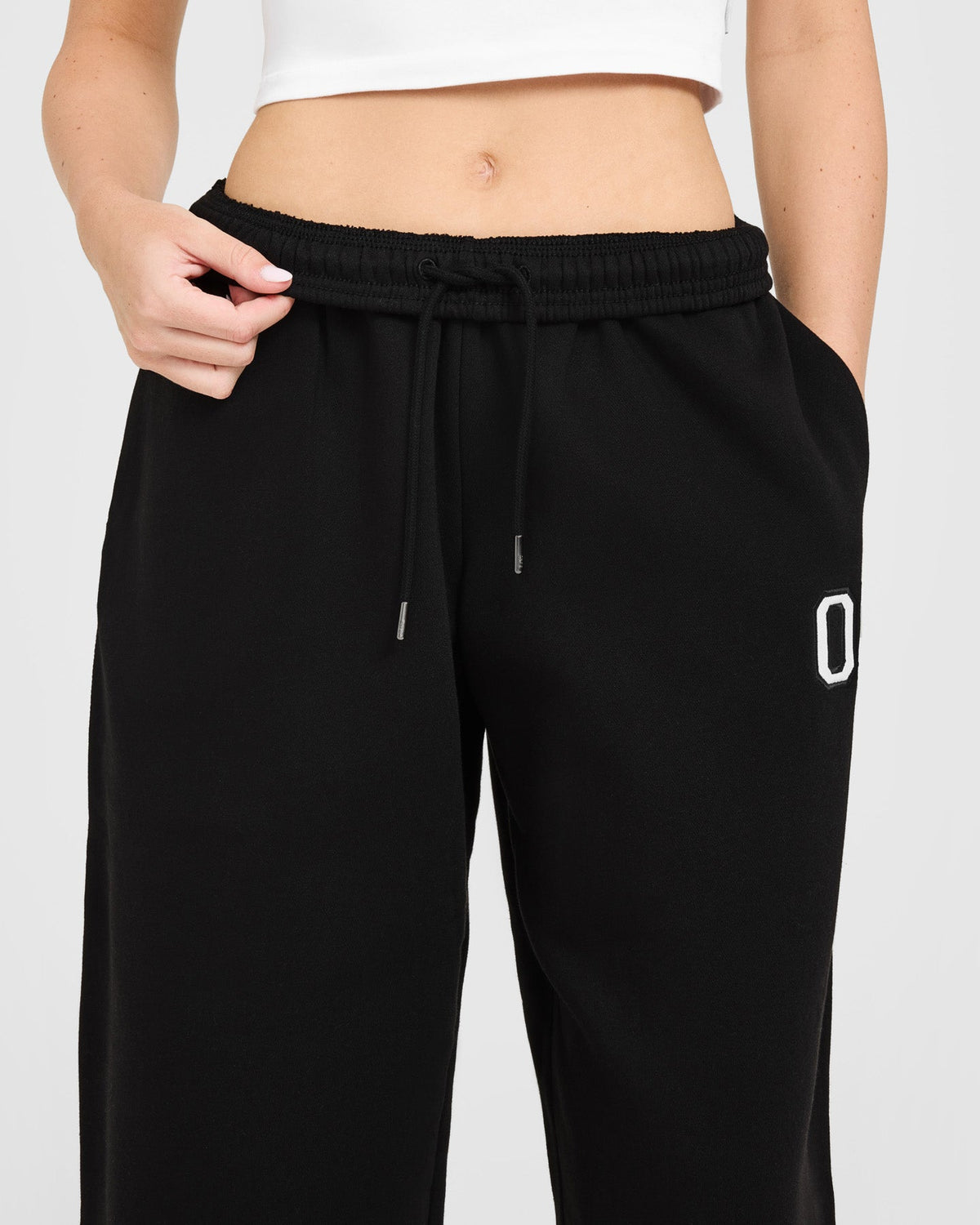 Oner Active Foundations Oversized Oner Girlfriend Straight Leg Sweatpants | Black