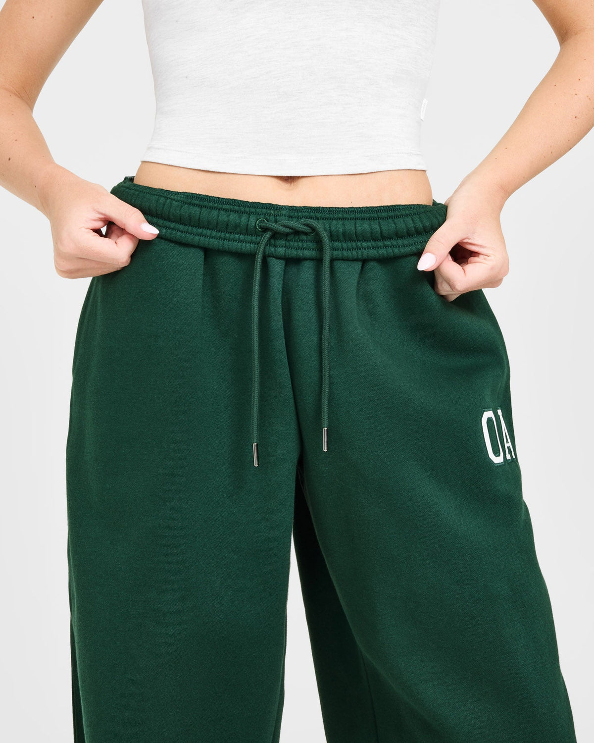 Oner Active Foundations Oversized Oner Girlfriend Straight Leg Sweatpants | Racing Green