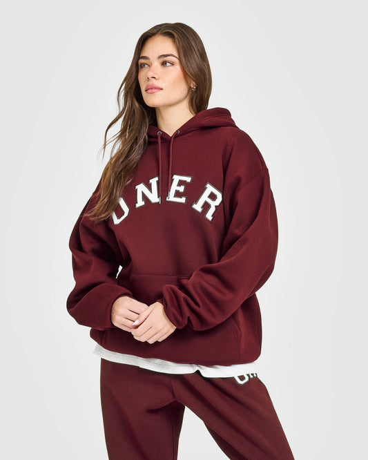 Oner Active Foundations Oversized Oner Girlfriend Hoodie | Rosewood