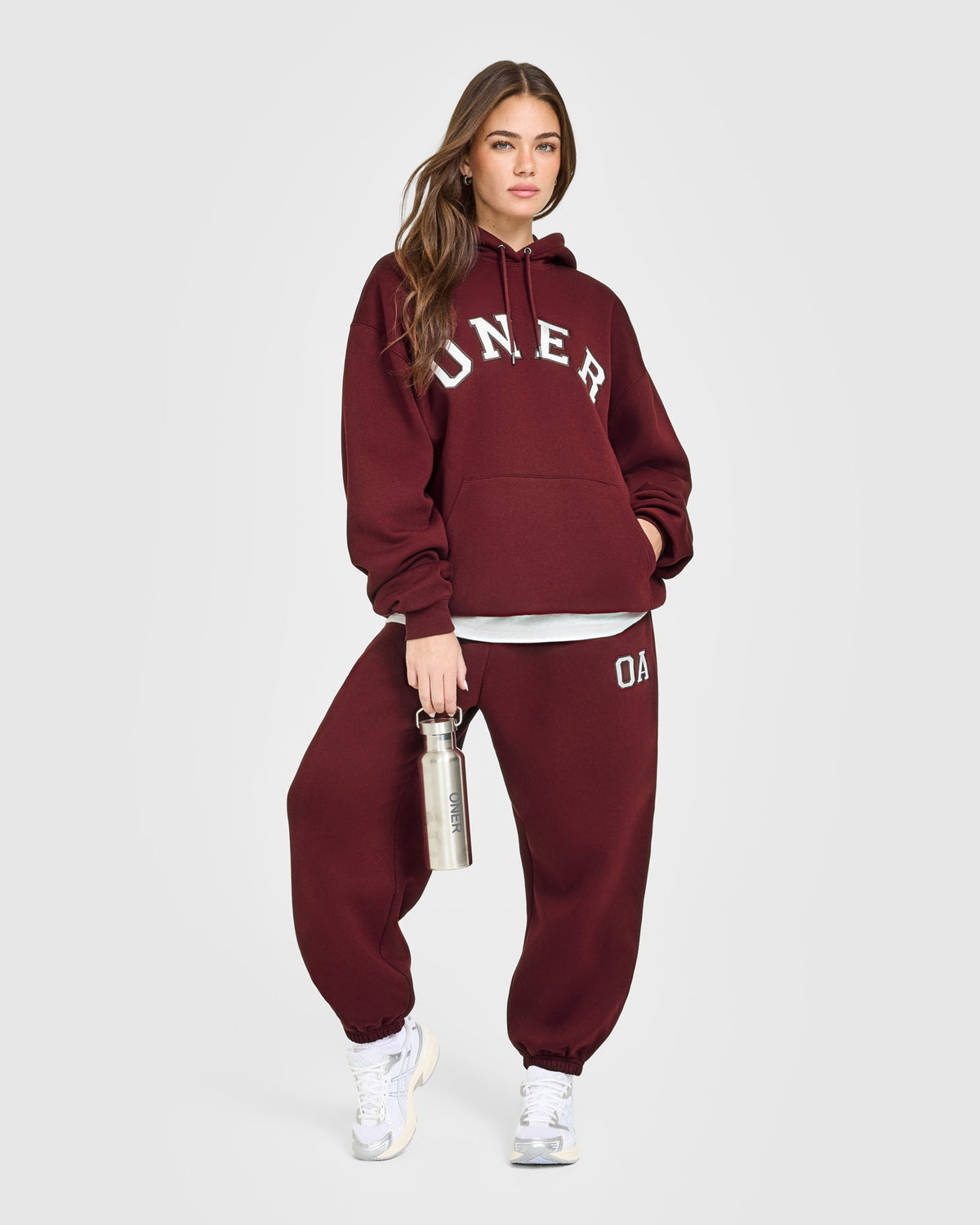 Oner Active Foundations Oversized Oner Girlfriend Hoodie | Rosewood