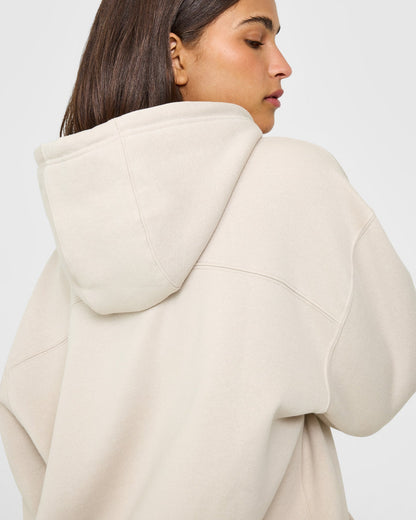 Oner Active Foundations Oversized Oner Girlfriend Hoodie | Sand