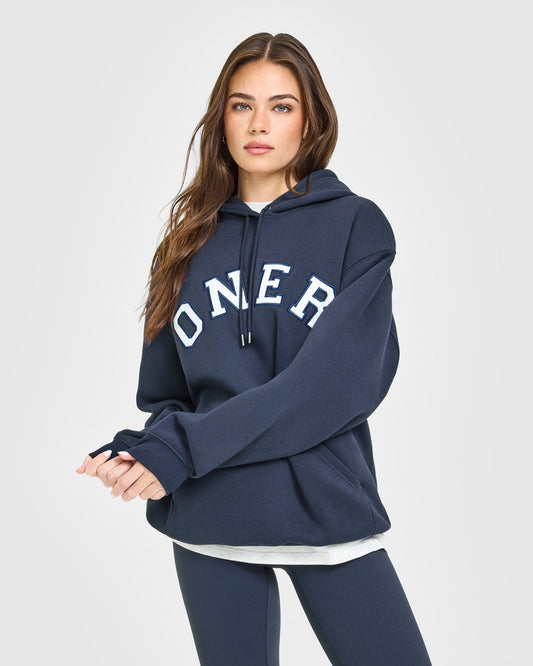Oner Active Foundations Oversized Oner Girlfriend Hoodie | True Blue