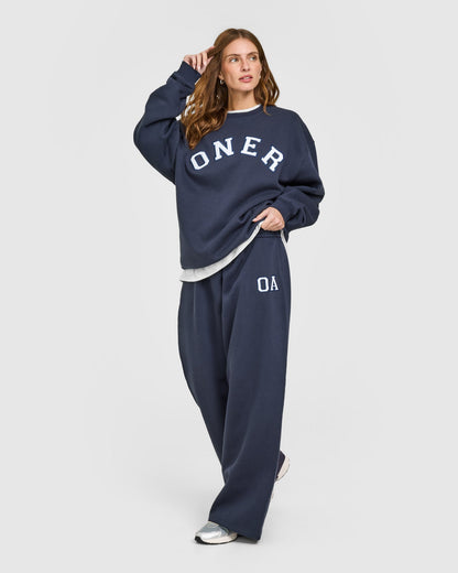Oner Active Foundations Oversized Oner Girlfriend Sweatshirt | True Blue