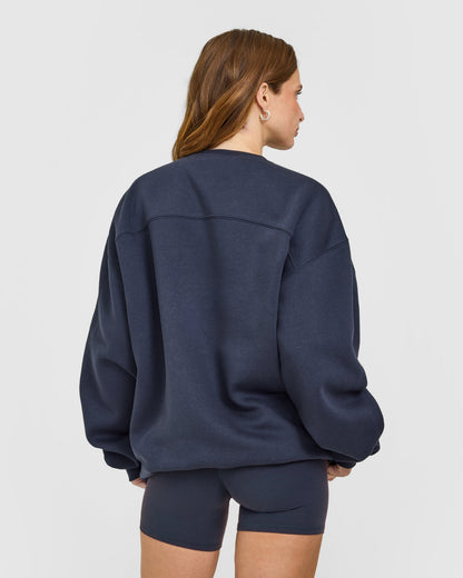 Oner Active Foundations Oversized Oner Girlfriend Sweatshirt | True Blue