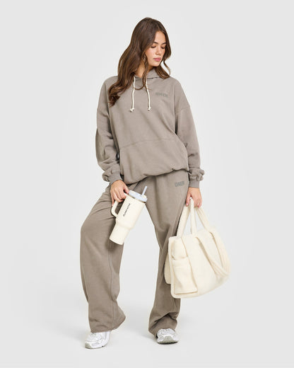 Oner Active Raw Lounge Oversized Hoodie | Washed Minky