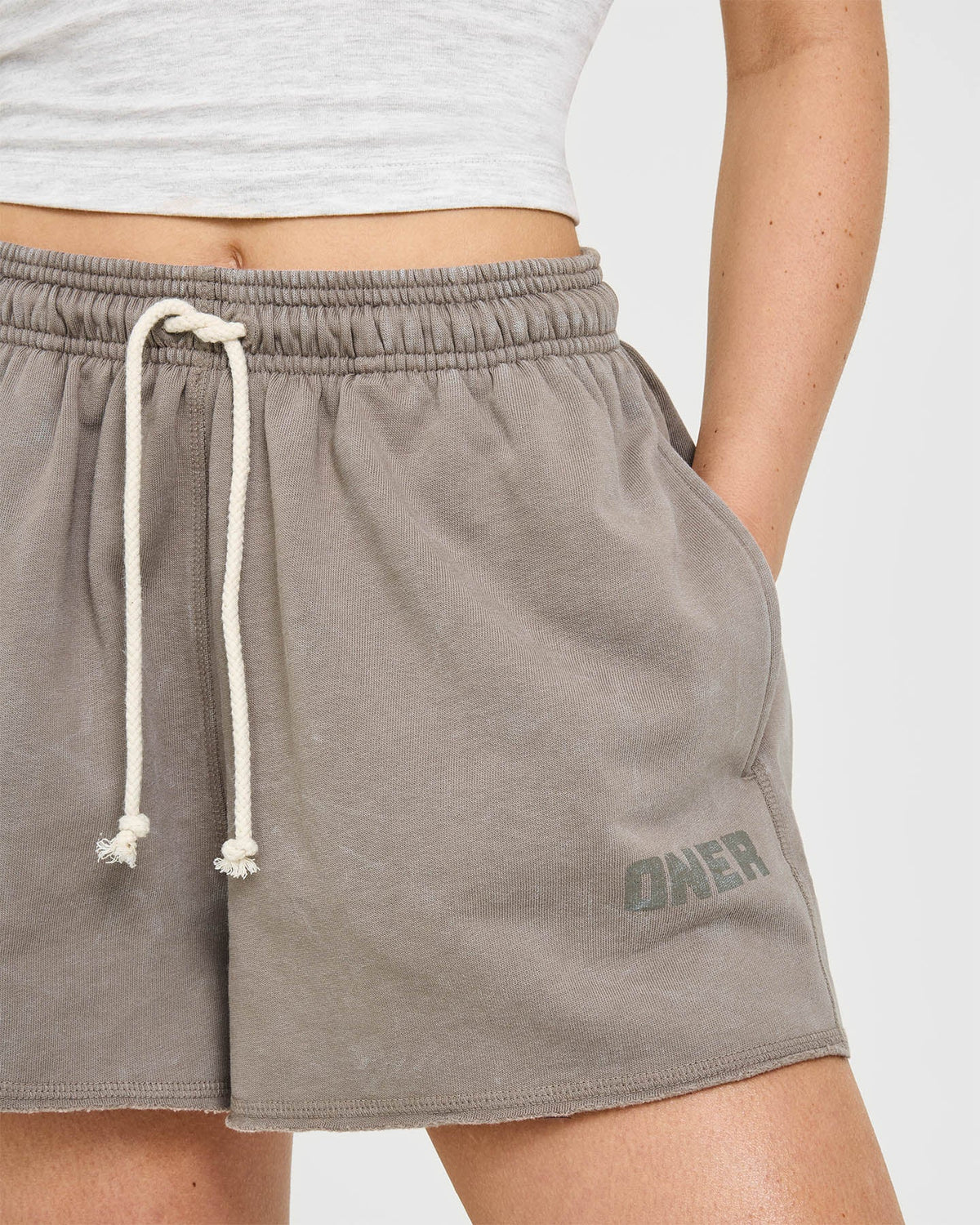 Oner Active Raw Lounge Oversized Shorts | Washed Minky