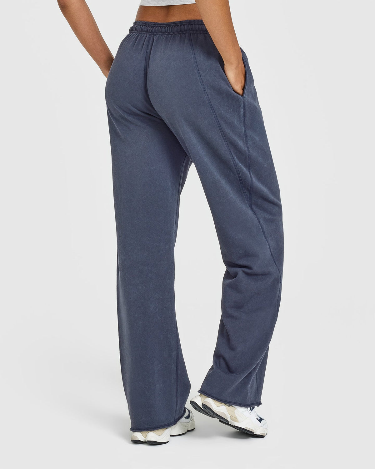 Oner Active Raw Lounge Wide Leg Sweatpants | Washed True Blue