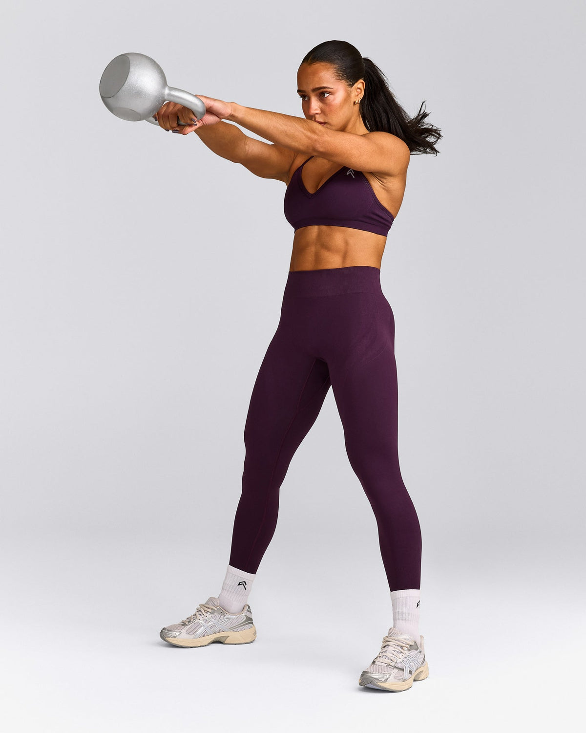 Oner Active EnhanceLift™ Seamless Strappy Sports Bra | Blackberry Purple