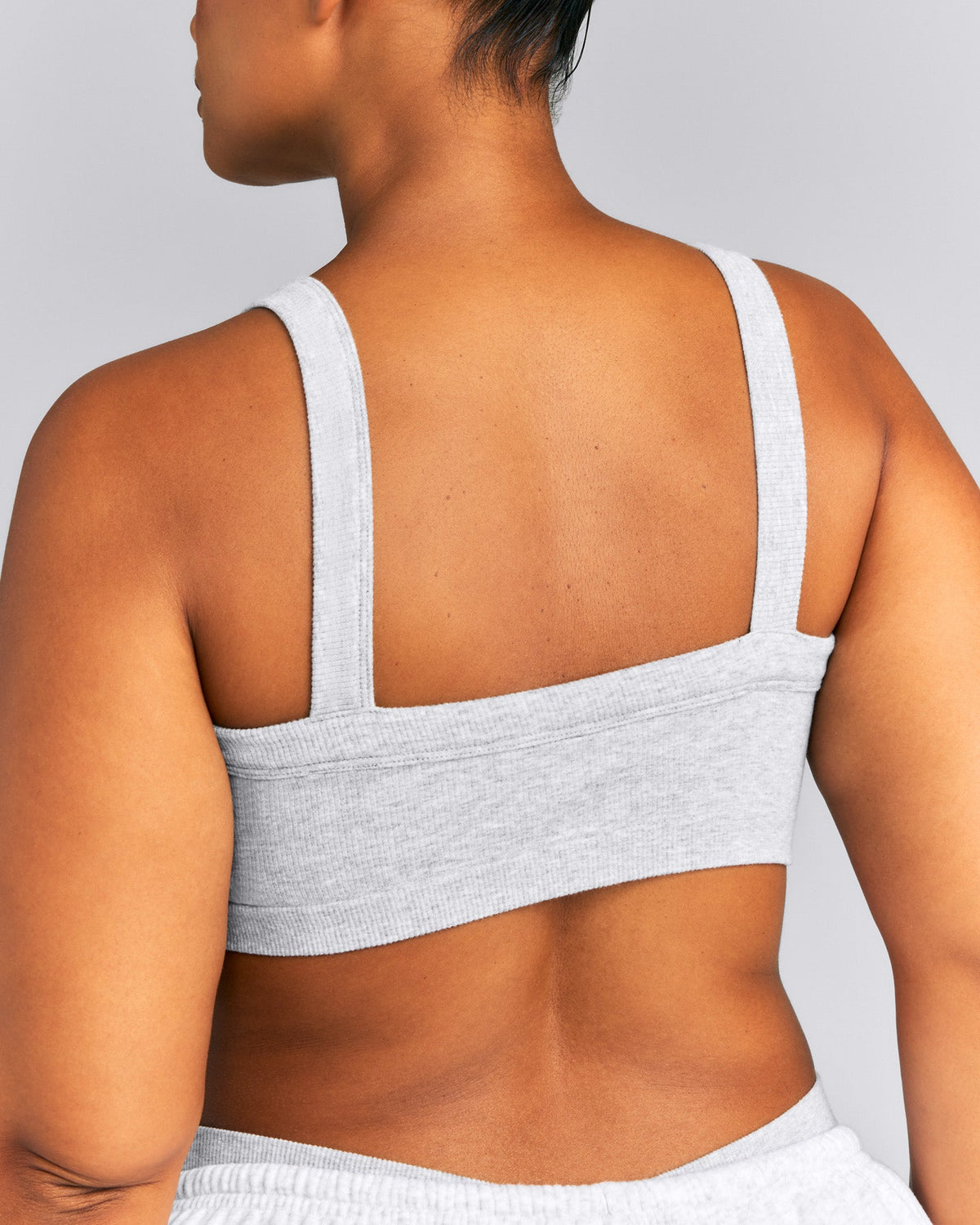 Oner Active Seamless Scoop Neck Bralette | Gray Marl