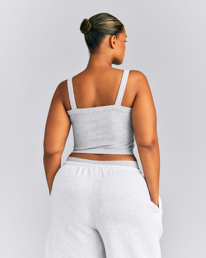 Oner Active Seamless Scoop Neck Tank Top | Gray Marl