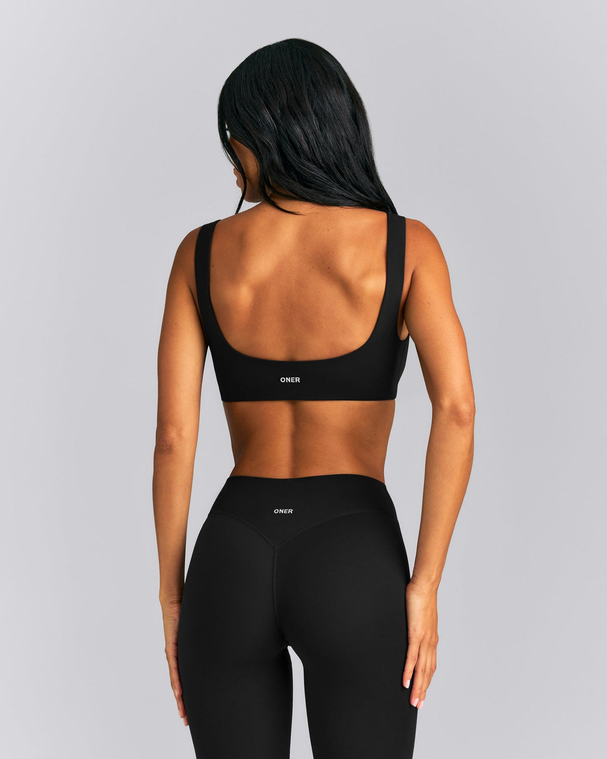 Oner Active SoftMotion™ Soft Square Neck Sports Bra | Black