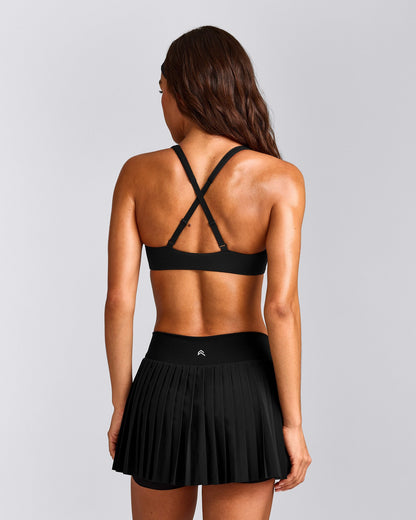 Oner Active EasyLift™ Cross Back Sports Bra | Black