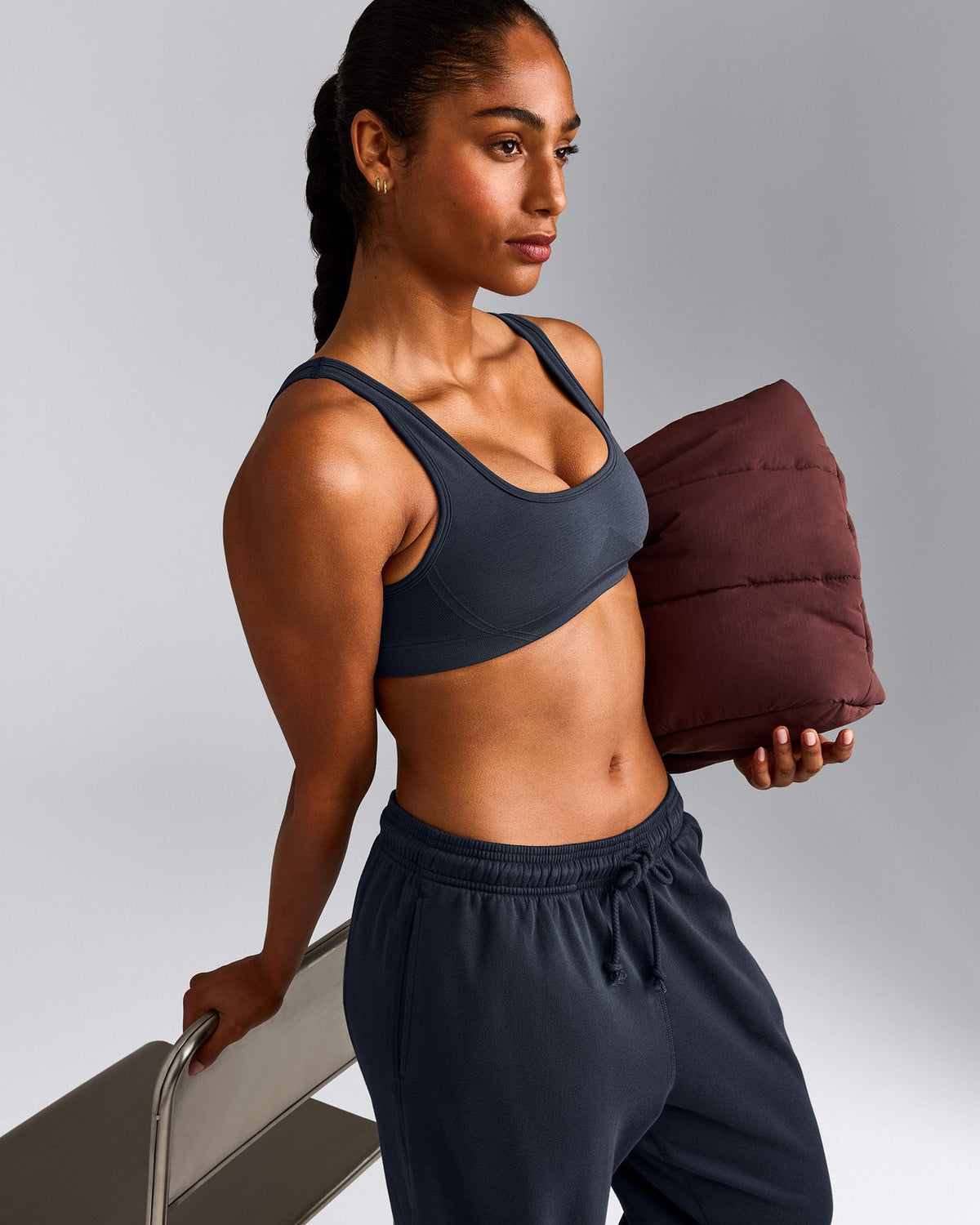 Oner Active EffortlessLift™ Square Neck Sports Bra | True Blue