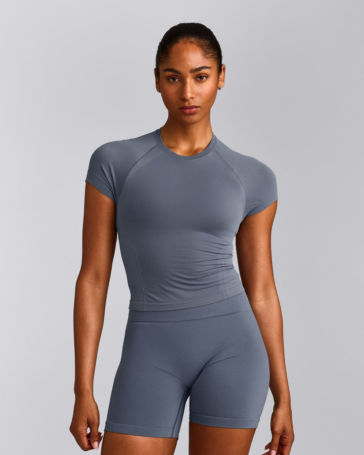 Oner Active Oner Seamless Fitted Top | Dark Granite Blue