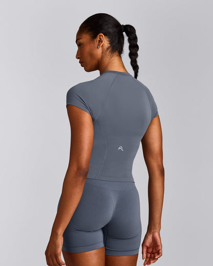 Oner Active Oner Seamless Fitted Top | Dark Granite Blue