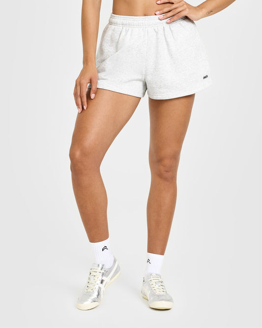 Oner Active Foundations Oversized Shorts | Light Gray Marl