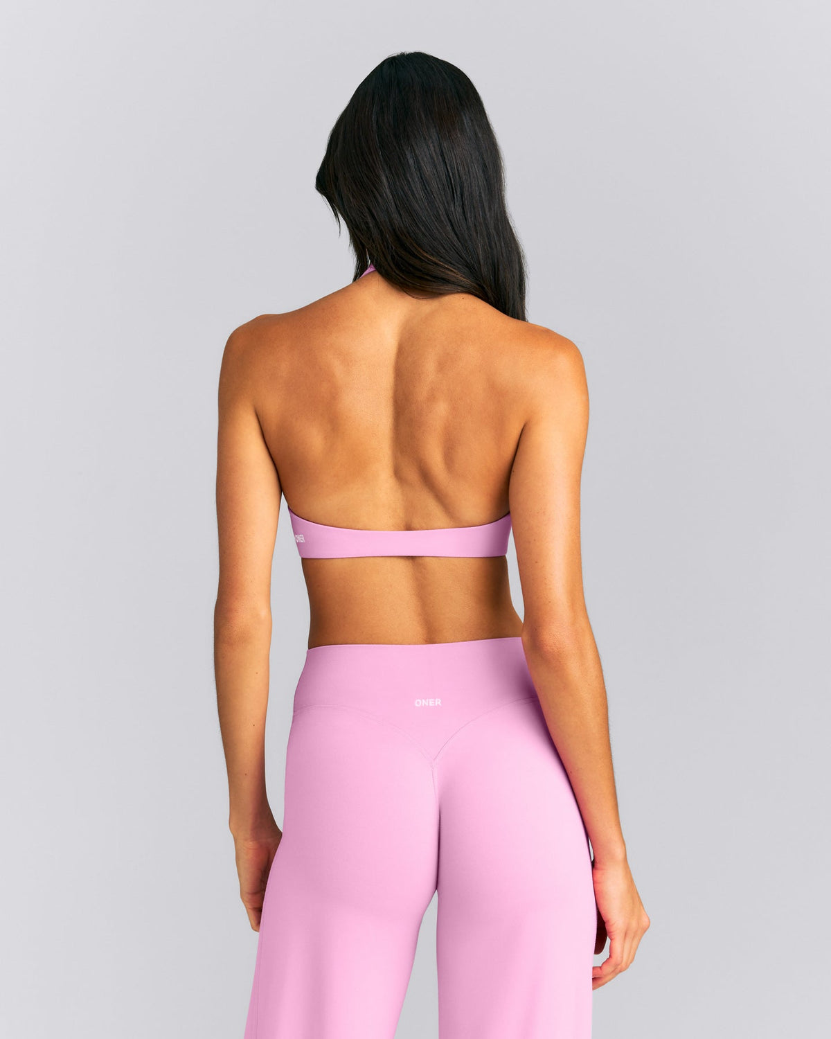 Oner Active SoftMotion™ Minimal Halter Neck Bralette | Rose Pink