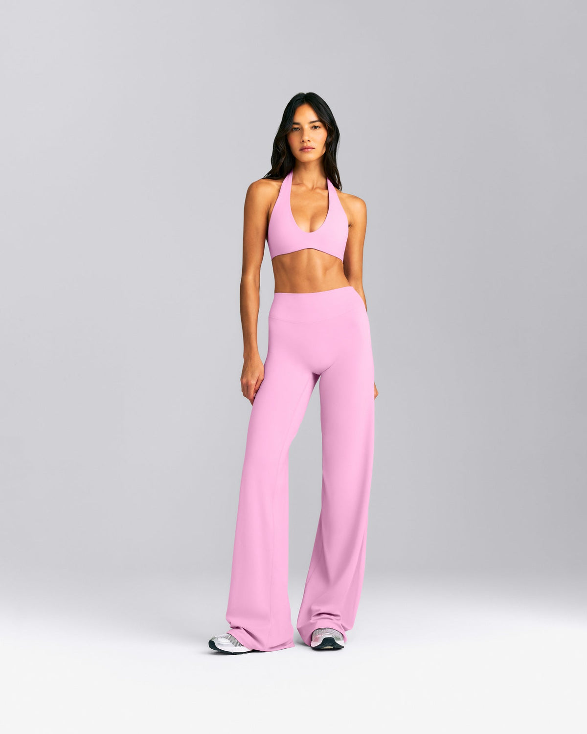 Oner Active SoftMotion™ Minimal Halter Neck Bralette | Rose Pink