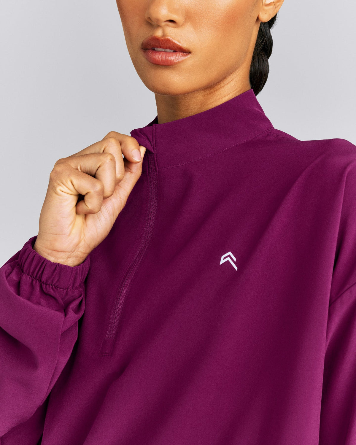 Oner Active AirMove™ 1/2 Zip Jacket with Bonding | Ripe Fig