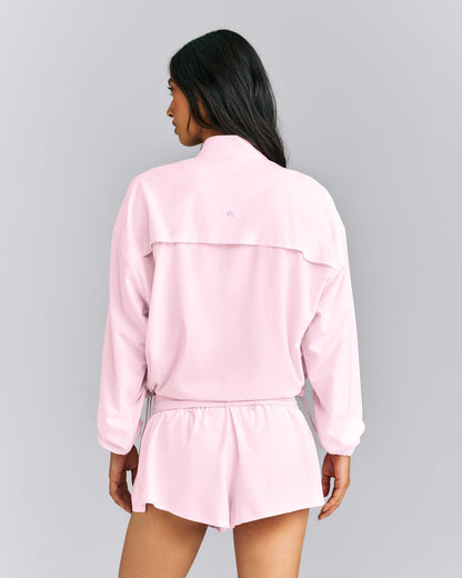Oner Active AirMove™ 1/2 Zip Jacket with Bonding | Soft Girl Pink