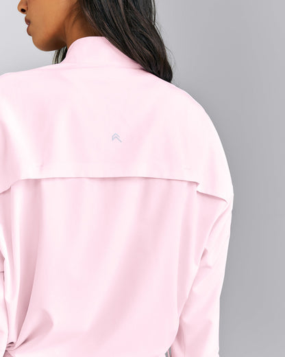 Oner Active AirMove™ 1/2 Zip Jacket with Bonding | Soft Girl Pink