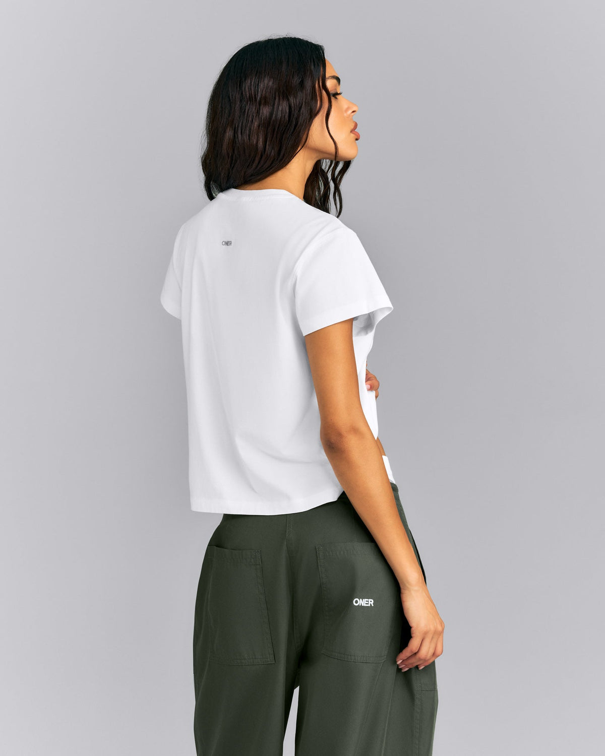 Oner Active Regular Cotton Short Sleeve T-Shirt | White