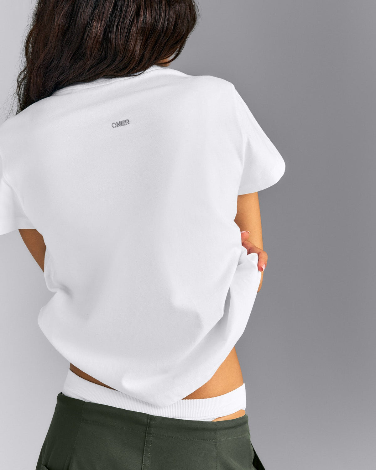 Oner Active Regular Cotton Short Sleeve T-Shirt | White