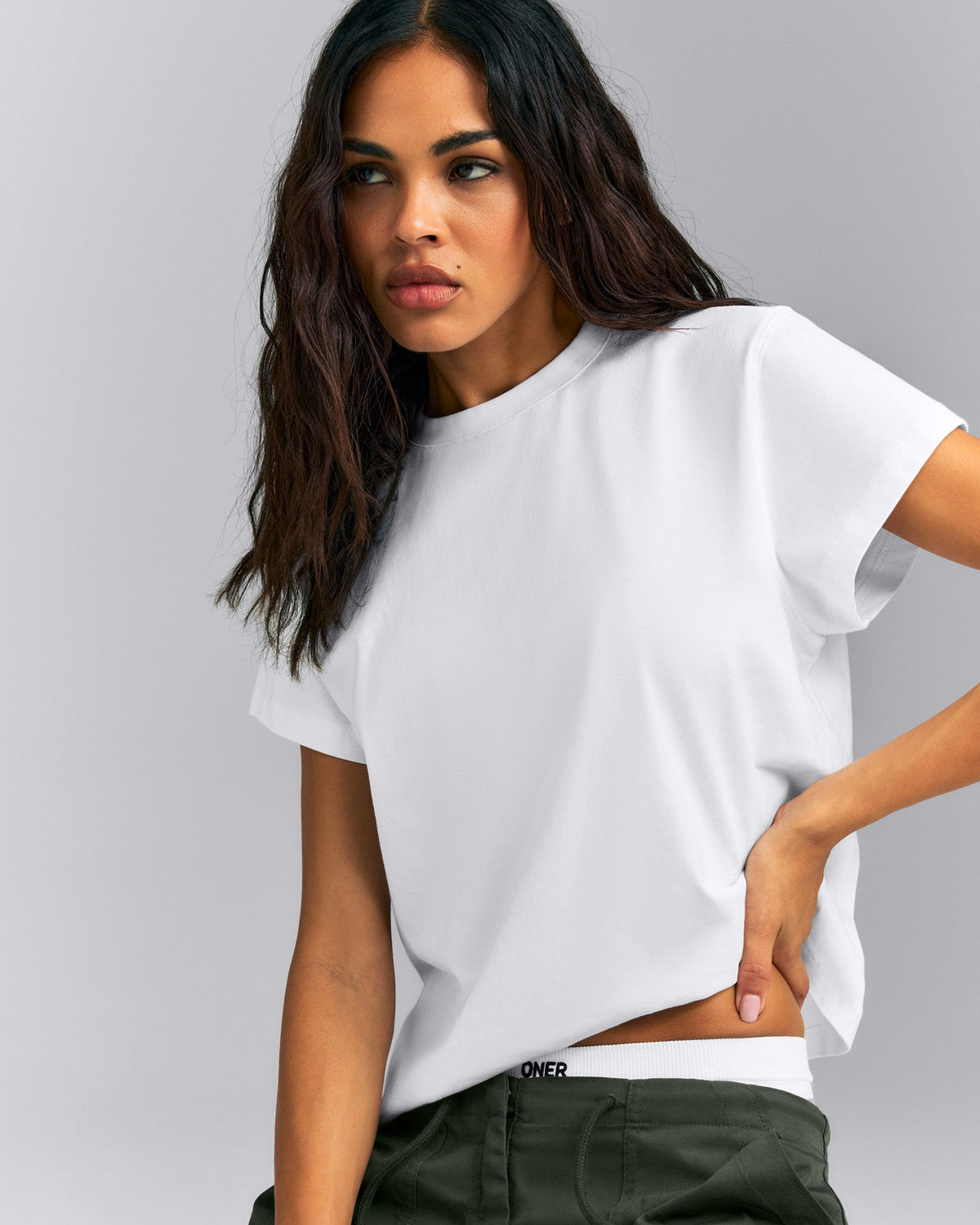 Oner Active Regular Cotton Short Sleeve T-Shirt | White